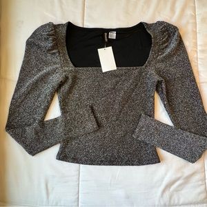 Sparkly Long Sleeve Top